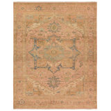 Jaipur Living Arborea CIC01 Handknotted Traditional Pink and Yellow Area Rug (10'x14')