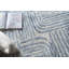Exquisite Rugs Juno Handmade Hand-Tufted New Zealand Wool On Canvas Blue/Ivory Area Rug-1373896344