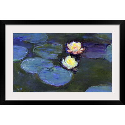 «Water Lily, Détail» par Claude Monet, reproduction d'art
