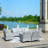 7 - Person Patio Conversation Set with Cushions