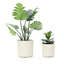 Ensemble de pots à fleurs ronds 2 pièces Amilliana-106894969