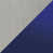 Nickel satiné / bleu sélectionné