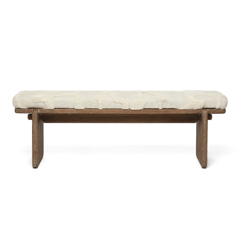 Collier Upholstered Bench, Autumn Brown