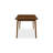 Marvi SERIFF EXTENSION DINING TABLE DARK WALNUT