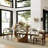 Hobart Modern Rectangular Sintered Stone Dining Table with Pedestal Base-654490484-654490488