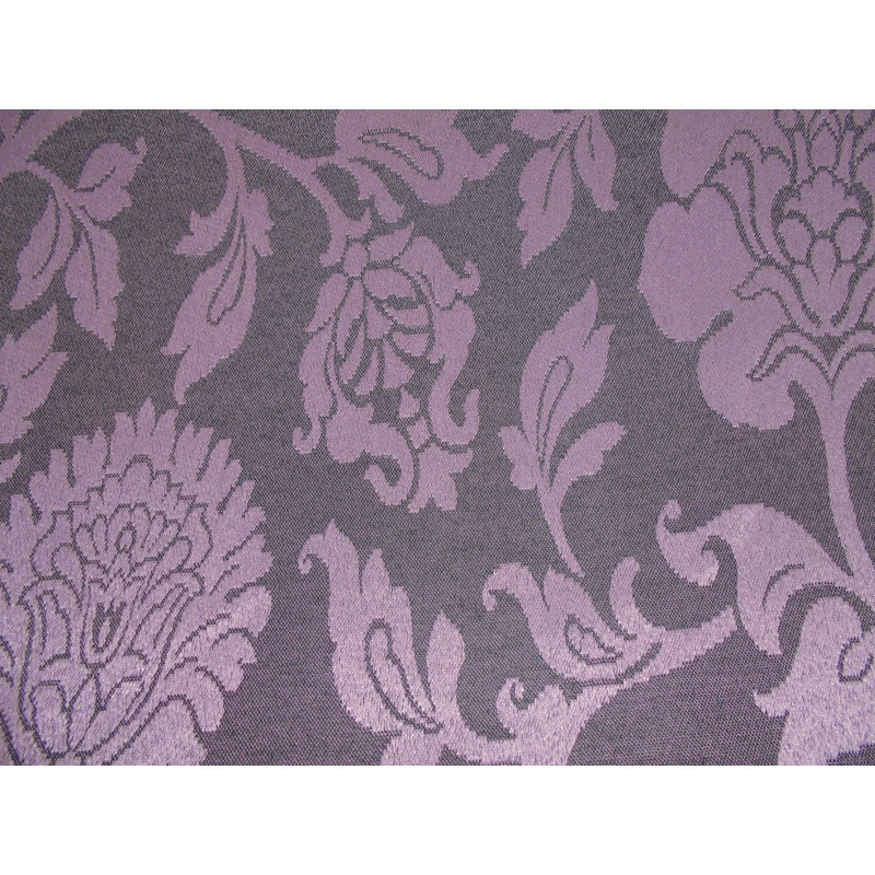 Loman Pencil Pleat Single Curtain, opaque, Purple, 132cm Width x 245cm Drop