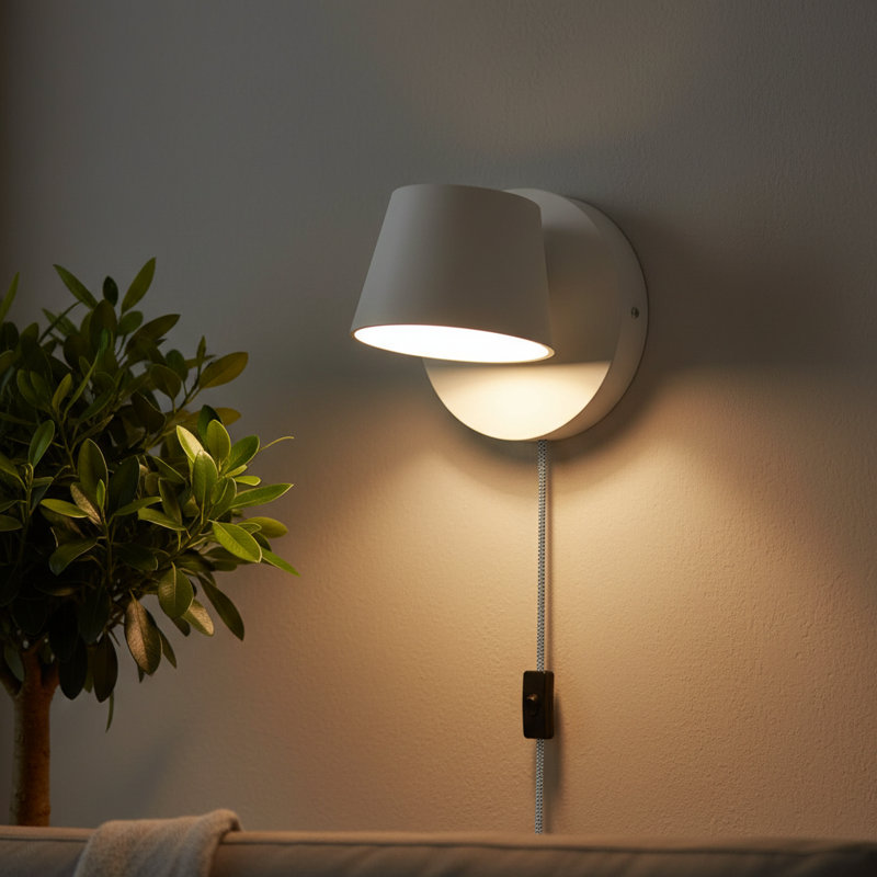 Led Wall Sconce – Modern Adjustable Wall Mount Light Fixture For Bedroom, Living Room, Hallway, Office, And Bedside Reading