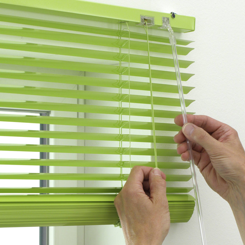 Room Darkening Venetian Blind, White, 175cm L x 140cm W
