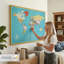 Carte du monde personnalisée «Apprendre, je pousse»-649477362-649106217