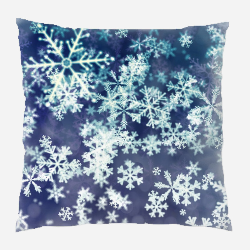  Coussin décoratif intérieur / extérieur Snowflakes