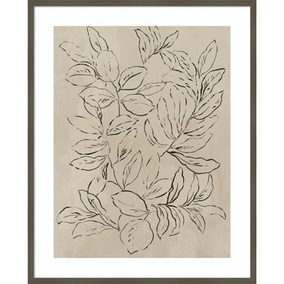 Kimbell "Outlined Leaves II" Print