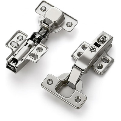 5 Pairs 10 Pack European Full Overlay Soft Close Cabinet Hinges Concealed Kitchen Cabinet Hinges Heavy Duty Frameless Adjustable For Cupboard Hardware