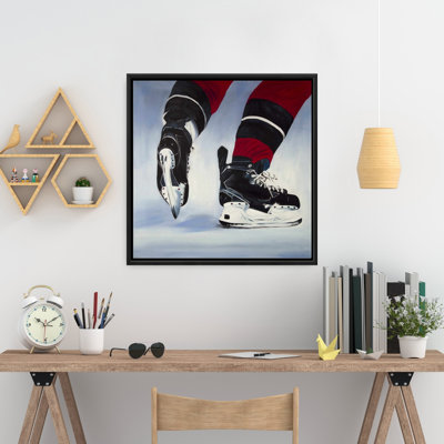 Reproduction de hockey sur toile