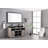 Oversized Rectangular Black-Framed LED Anti-Fog Dimmable Wall-Mounted Vanity Mirror