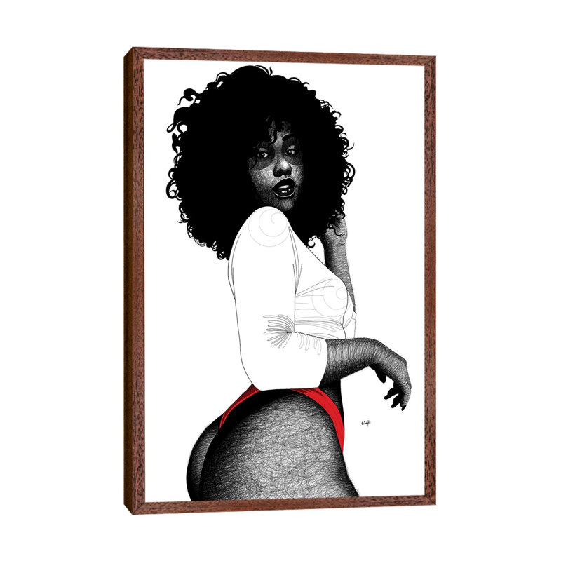 Udara by Tadaomi Kawasaki - Print on Canvas, Classic Brown Wood Framed, 101.6 cm H x 66.04 cm W