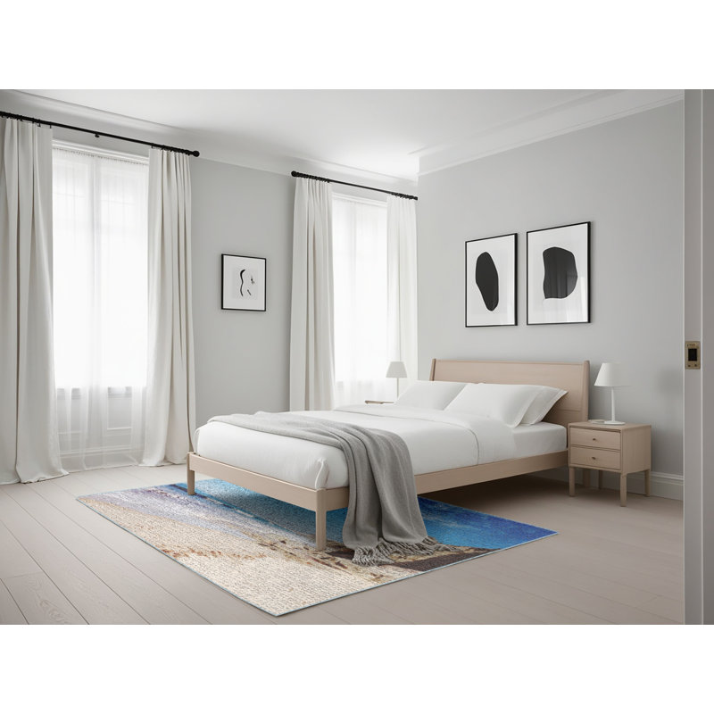 Tapis bleu area the great sea 194, Rectangle 5 pi x 7 pi