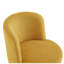 Fauteuil demi-tonneau pivotant en chenille l 24 po x P 26,3 po x H 31,5 po Christopher Knight Home