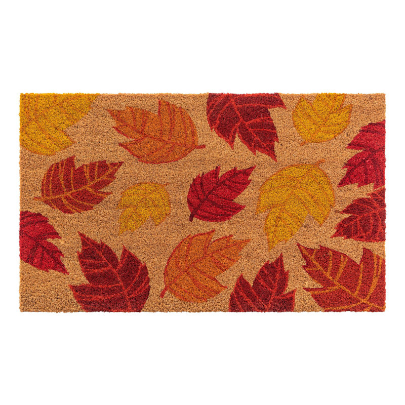 Non-Slip Floral Indoor / Outdoor Doormat, Rectangle 1'6" x 2'6"