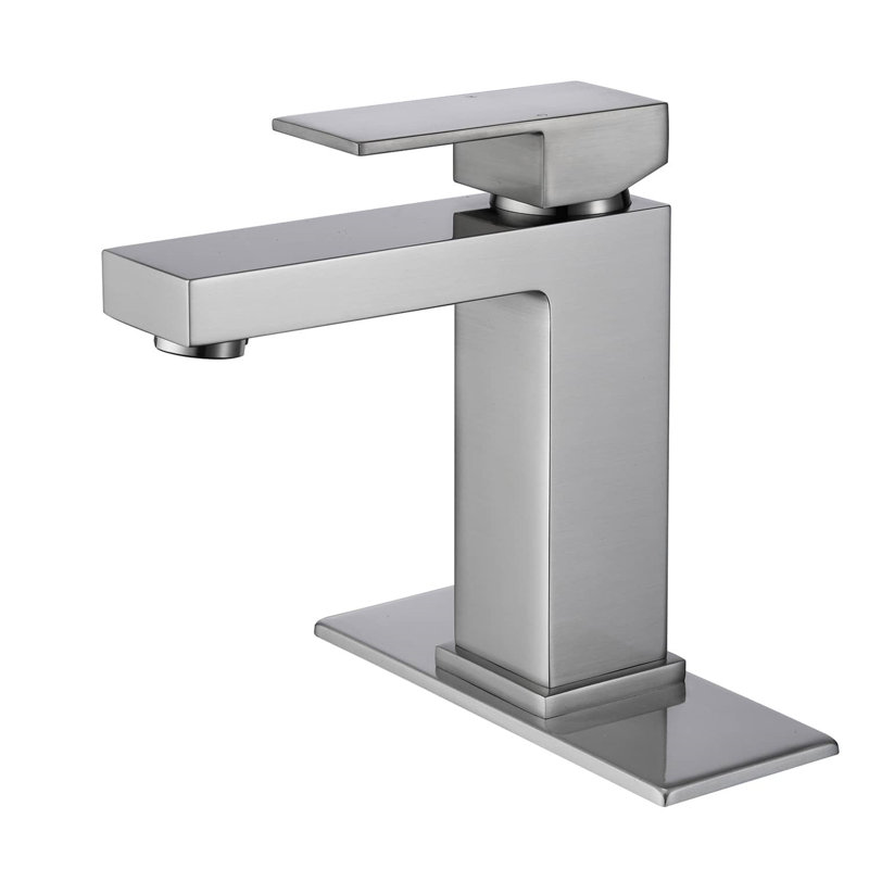 Single-handle Bathroom Faucet, Brushed Nickel