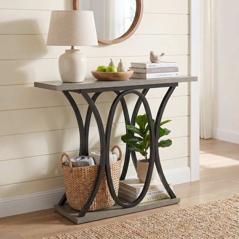 11.61cm Console Table, Grey