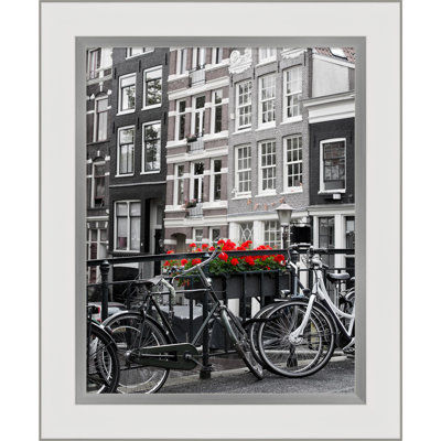 Roseville White Wood Picture Frame