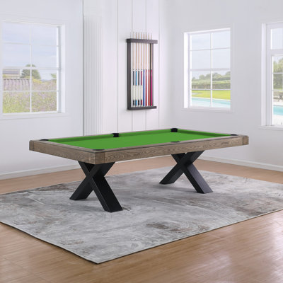 Table de billard en ardoise 8 pi Texas II avec pieds en acier