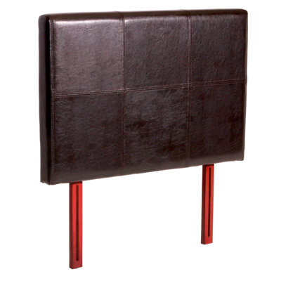Arbane Upholstered Faux Leather Panel Headboard