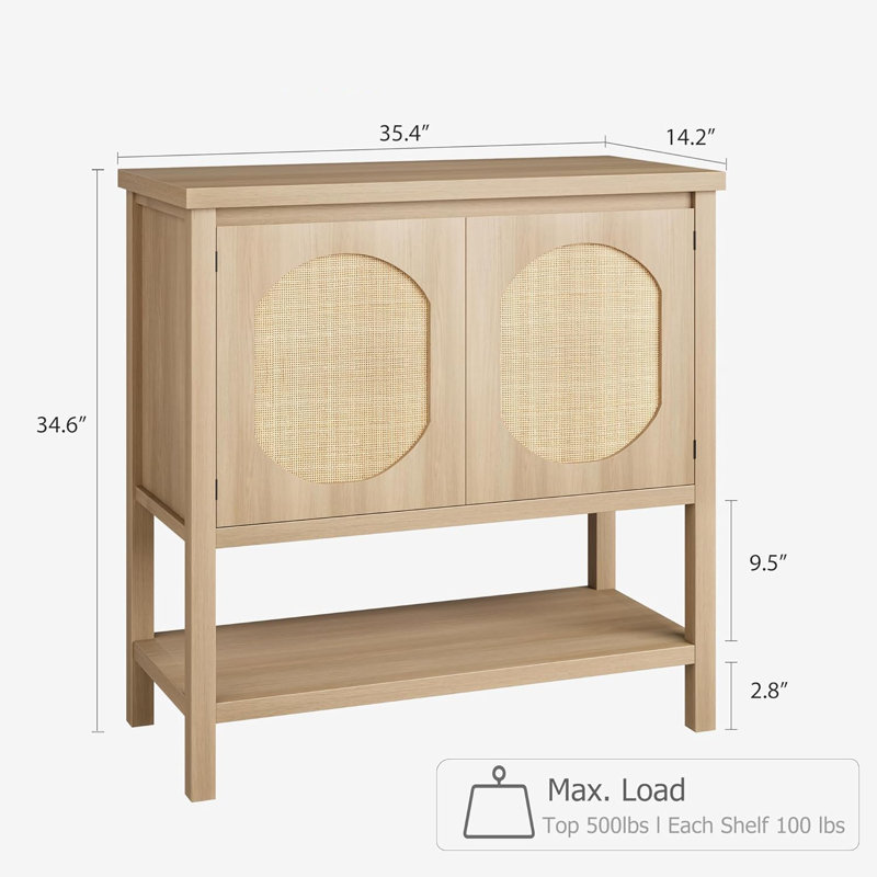 Armoire à café, armoire de rangement de cuisine, buffet de ferme 35,6 po