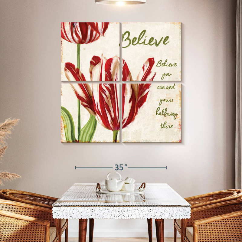 Harnek Floral Believe You Can