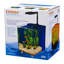 Ensemble d'aquarium de 2 gallons nano Prism incluant un filtre intégré, deux cartouches de filtration, une lumière à DEL télescopique et un couvercle teinté-91046268-67882319