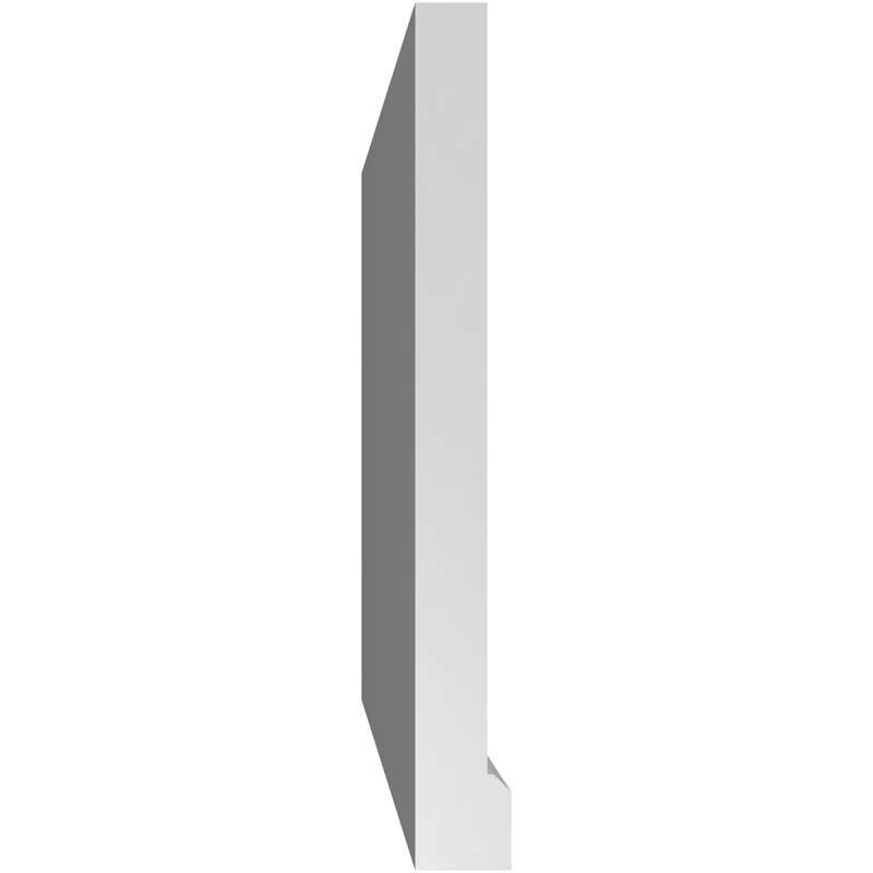 Cadre de seuil Brickmould, brun clair apprêté, H 18 po x l 24 po x P 2 po