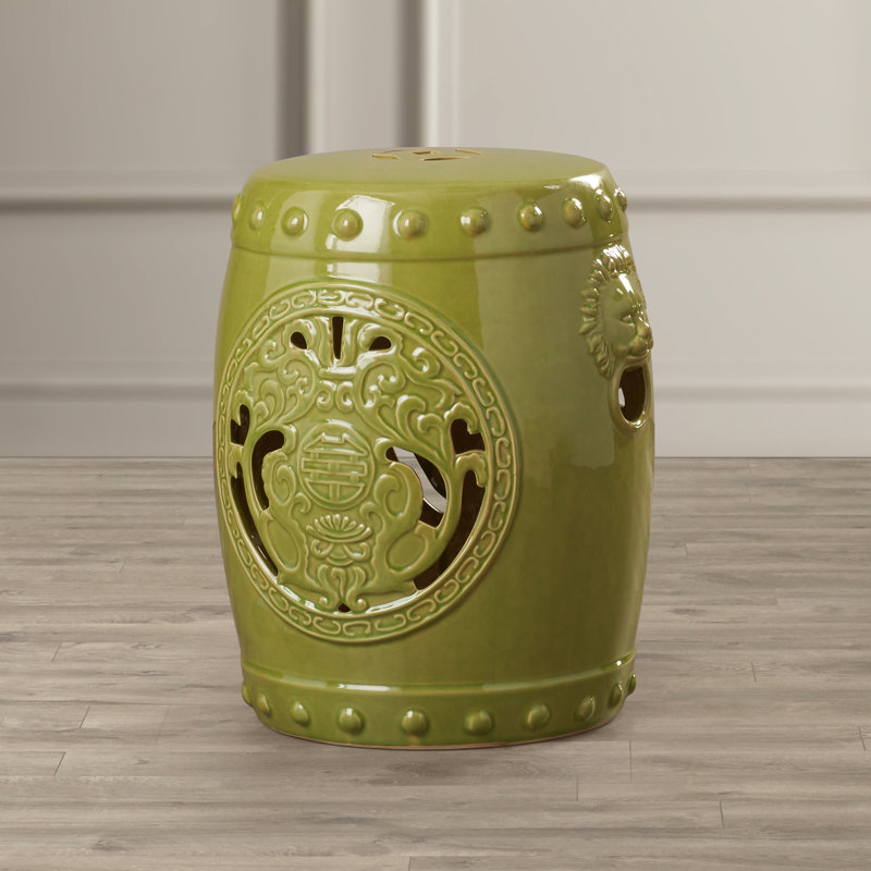 Tabouret de jardin en céramique Shetty