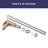 Brushed Gold Single Handle Lavatory Basin Sink Bathroom Faucet