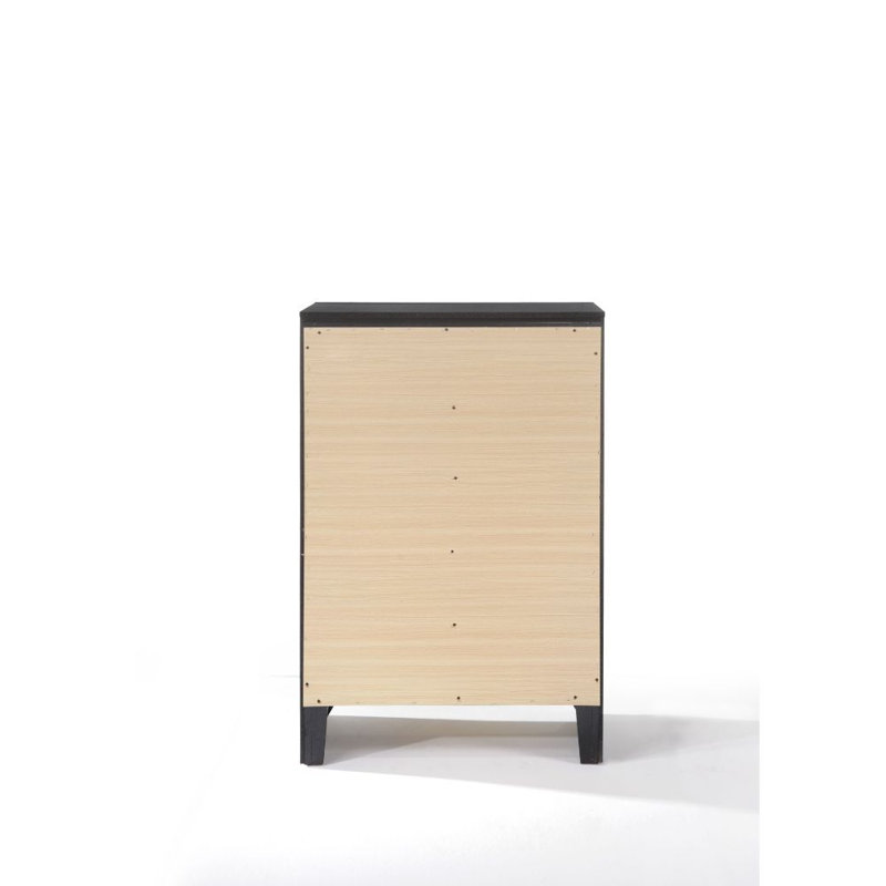 Houchins 5-Drawer Chest, Black 1
