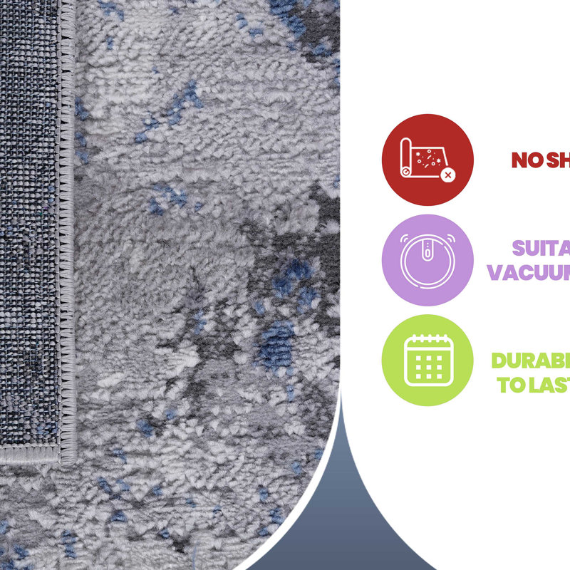 Collection Abstract Area Rug, Rectangle 5'3" x 7'6"