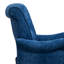 Fauteuil d'appoint de chambre à coucher bleu, matériau, supporte les charges lourdes modernes et confortables en mousse haute, s'adapte aux espaces-1518327858
