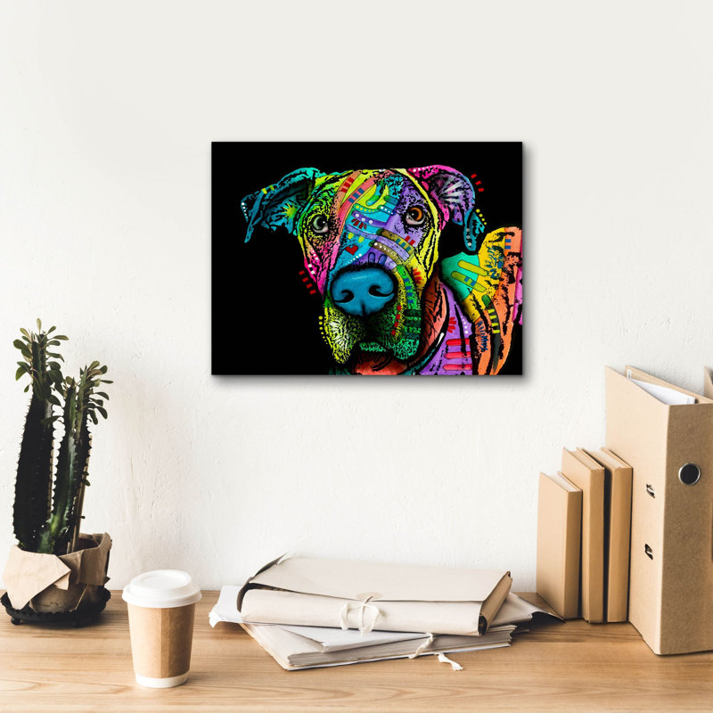 'Indelible Dane' by Dean Russo Studios, Canvas Wall Art, 12" H x 16" W x 0.75" D