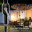 Parasol et accessoires en polyester sur cadre en acier avec inclinaison et auvent double face de 9,7 pi