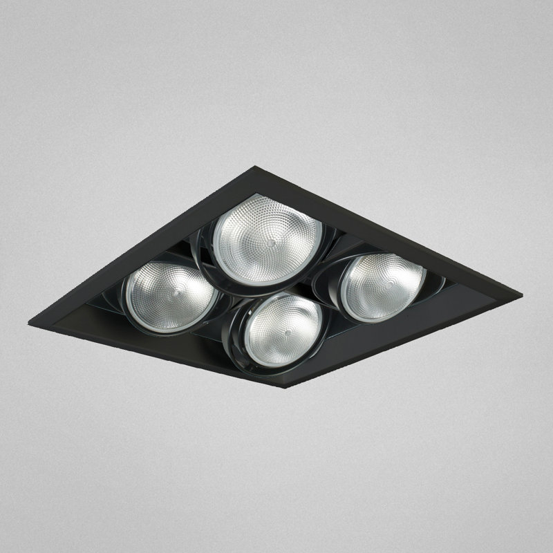 Remodel Recessed Lighting Housing, Black