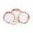 Porcelain China Dinnerware Set 24 Piece - Service for 6