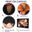 Orange, lis noir, printemps, photo III, lys, art mural, salon-849608780-849608819