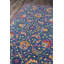 Tapis bleu en laine touffeté à la main Lancaster-31335054