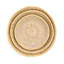 Ensemble de 3 plateaux décoratifs en bois de ruisseau naturel Natural D 17 po