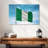 Hoisted Nigerian Flag-1897436095