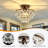 Black Semi Embedded Pendant Light Fixture-465444900-465444899