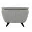 Fauteuil bouclé gris clair-1233198019