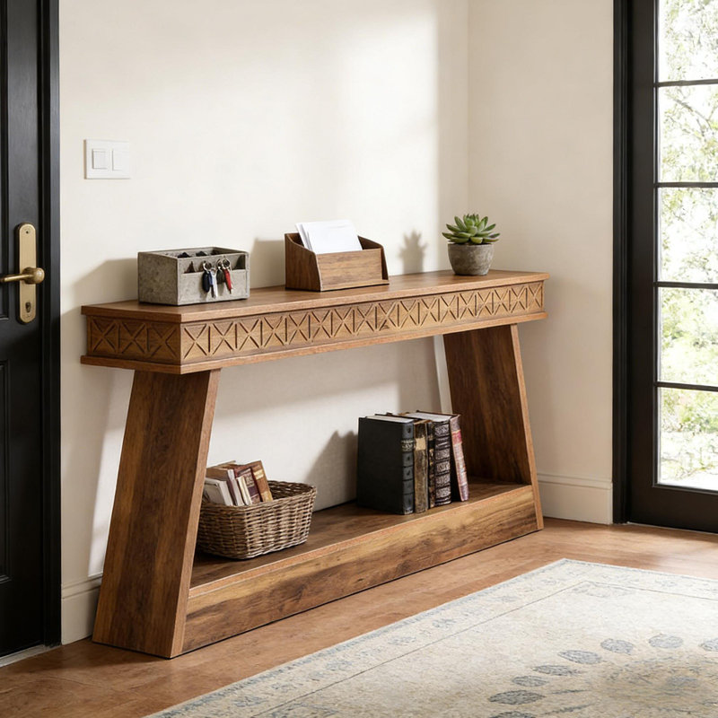 Two-Tiered Sofa Table,Versatile Entryway Table,Console Table