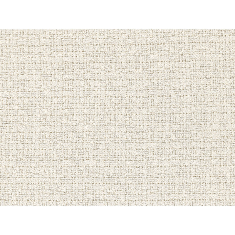 YERBENT Cotton No Pattern Bedspread, White