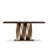Twisted Geometric Hall Accent Console Table