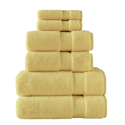 Ensemble de serviettes 6 pièces 100% coton de la collection Klassic par SaaSoh